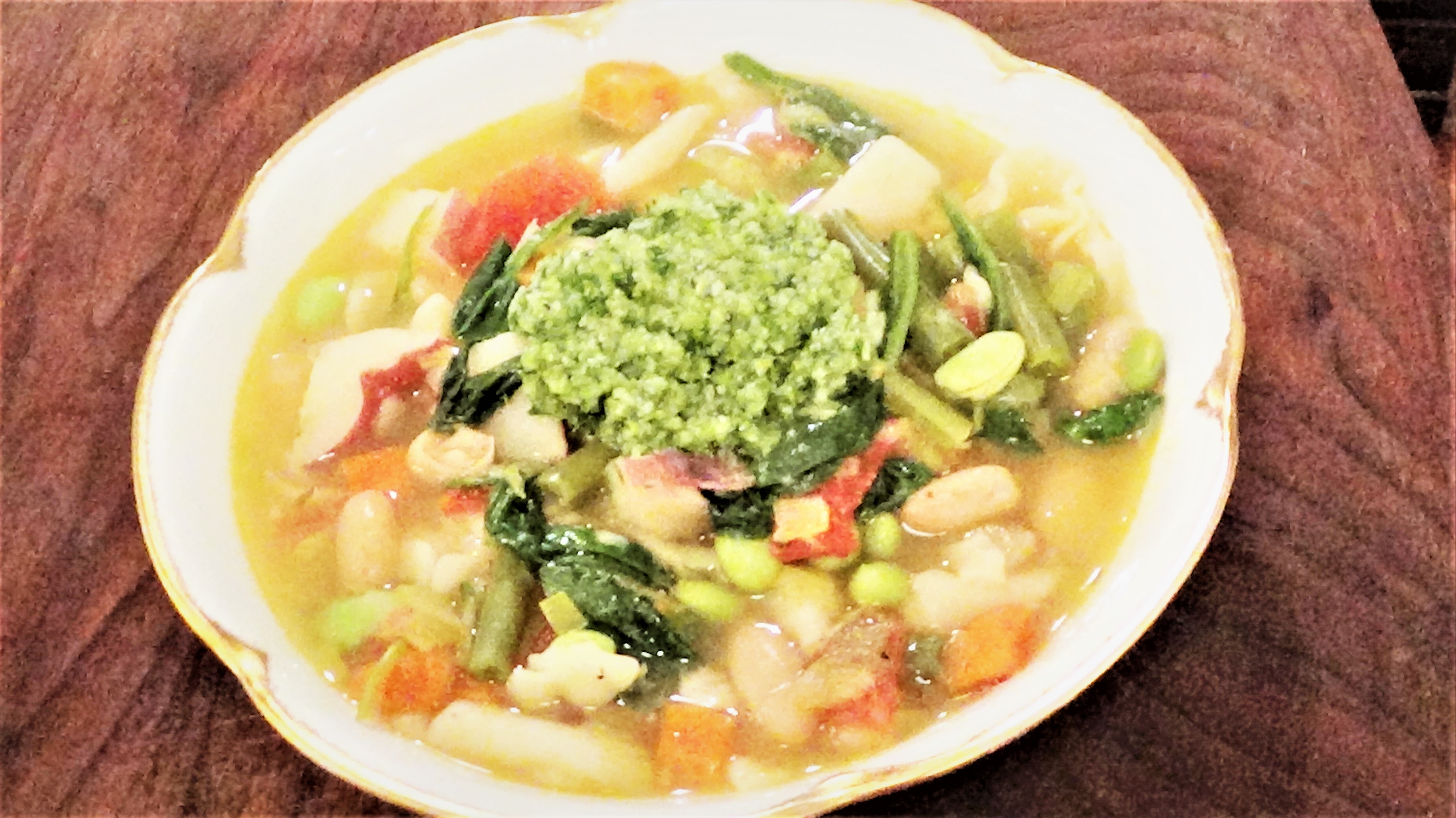 Fresh Vegetable Soup with Pesto (Soupe au Pistou)