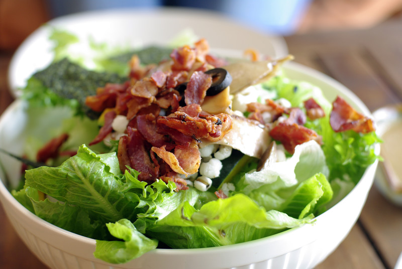Caesar Salad with Maple Bacon