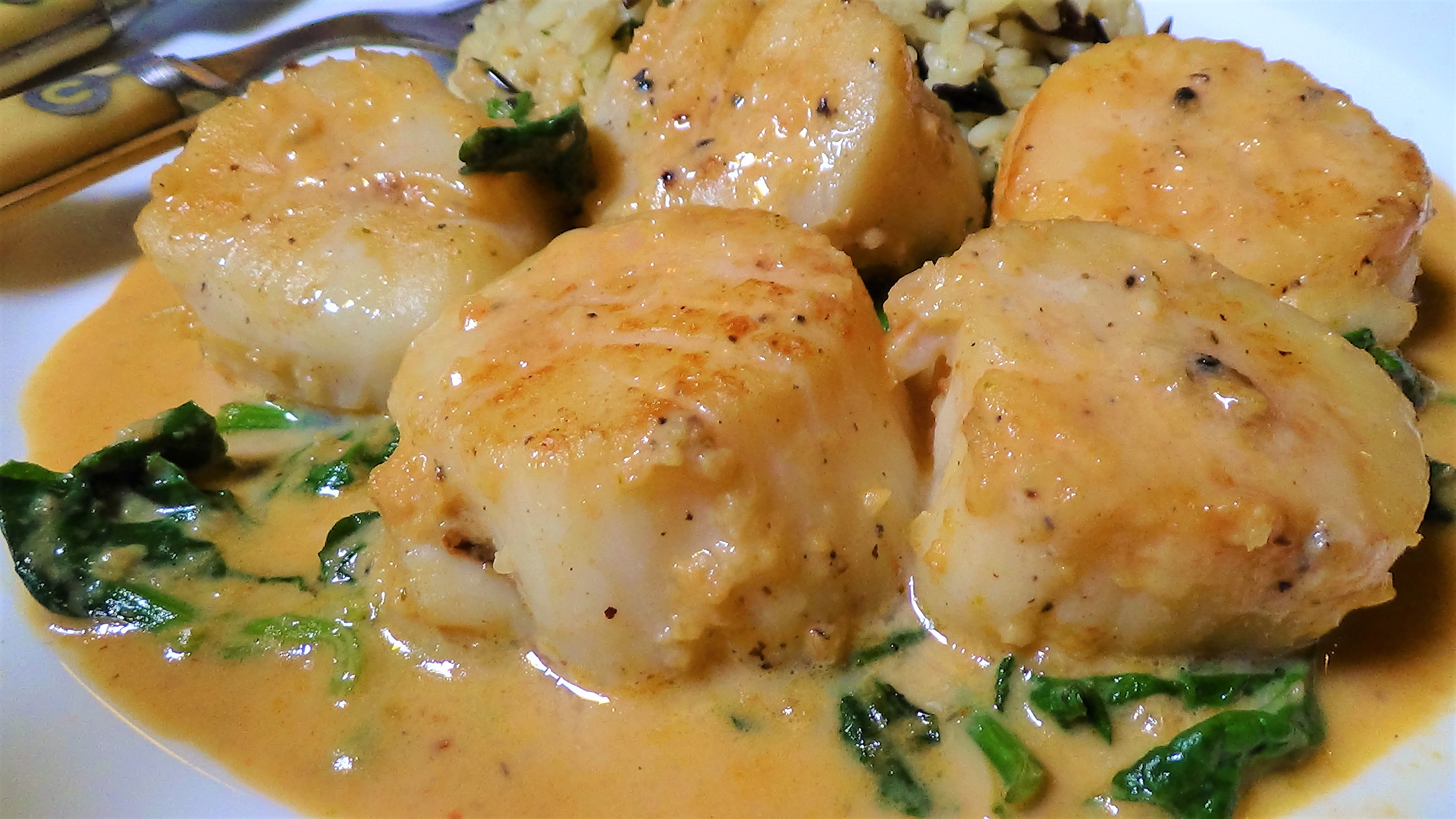 Curried Scallops