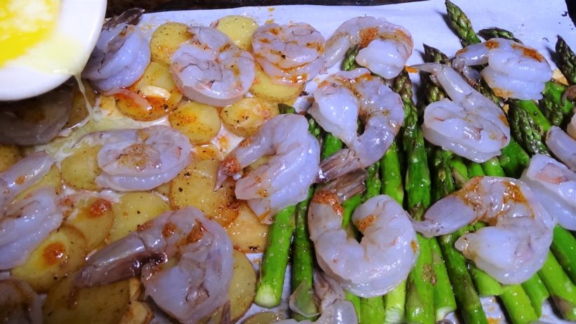 Sheet Pan Shrimp and Asparagus Recipe