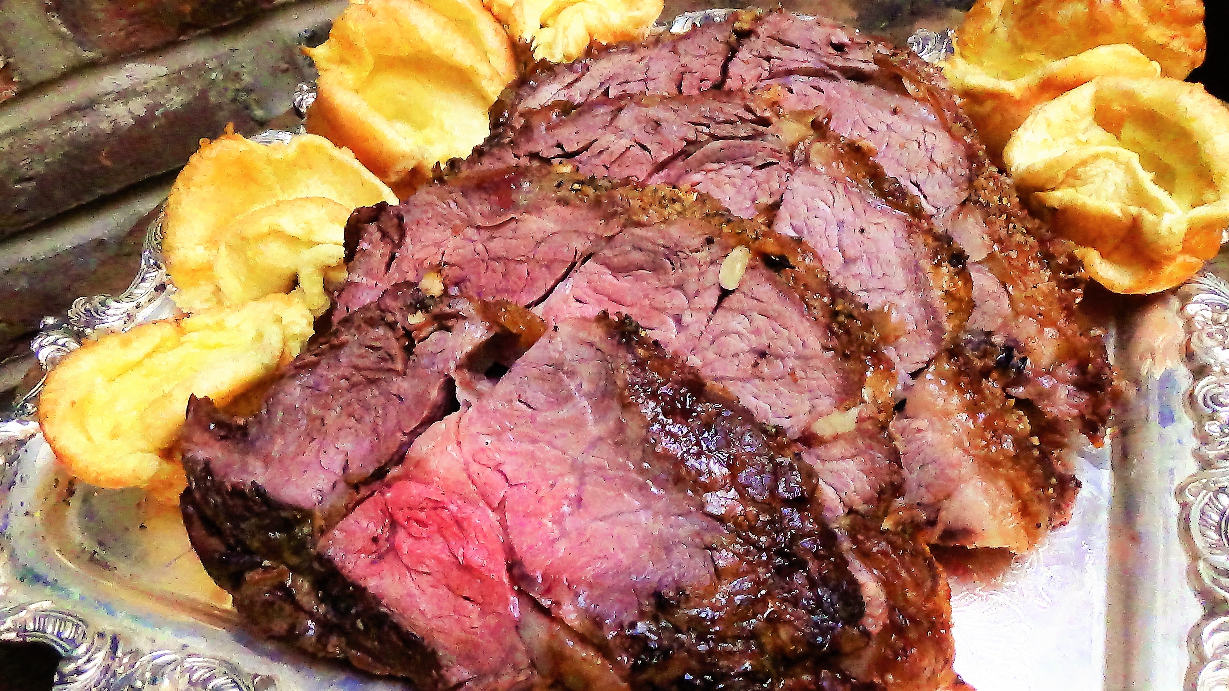 Perfect Prime Rib with Yorkshire Pudding