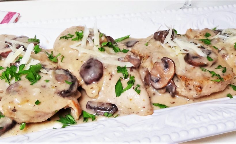 Chicken with Parmesan Sauce