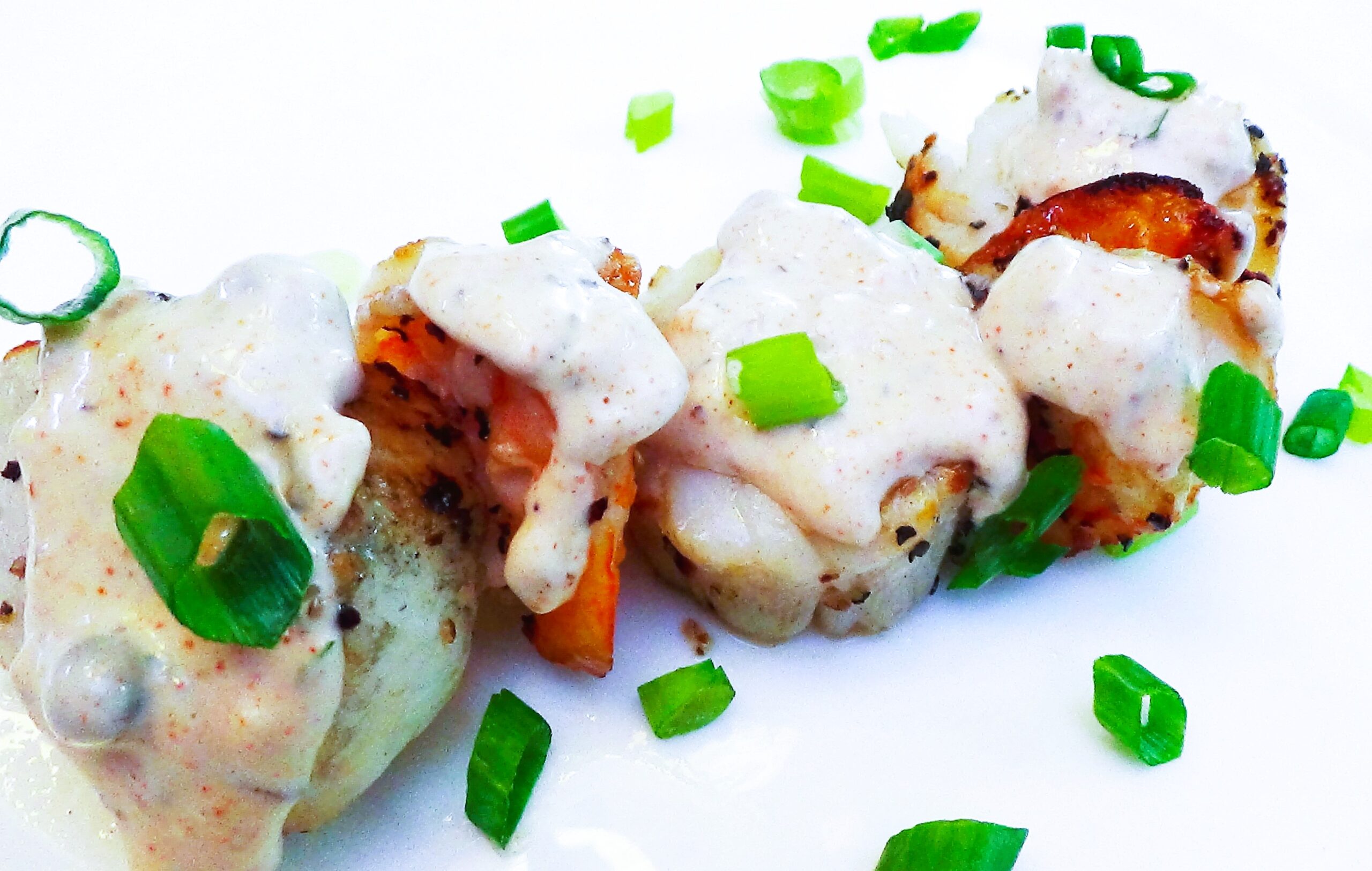 Grilled Scallops and Shrimp with Remoulade Sauce